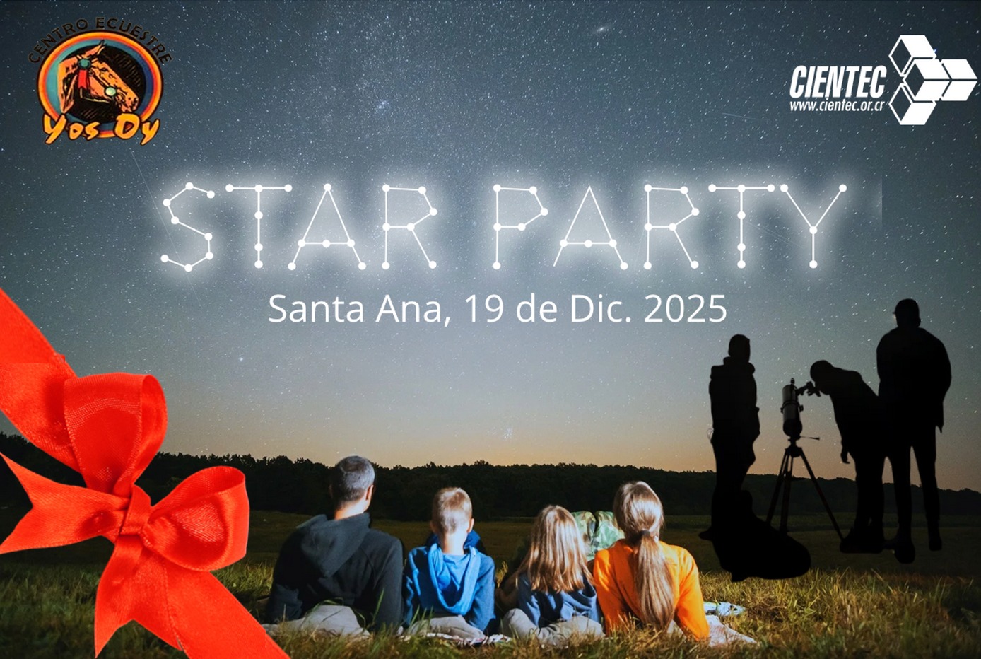 Anuncio Star Party Santa Ana 19 Dic. 2025