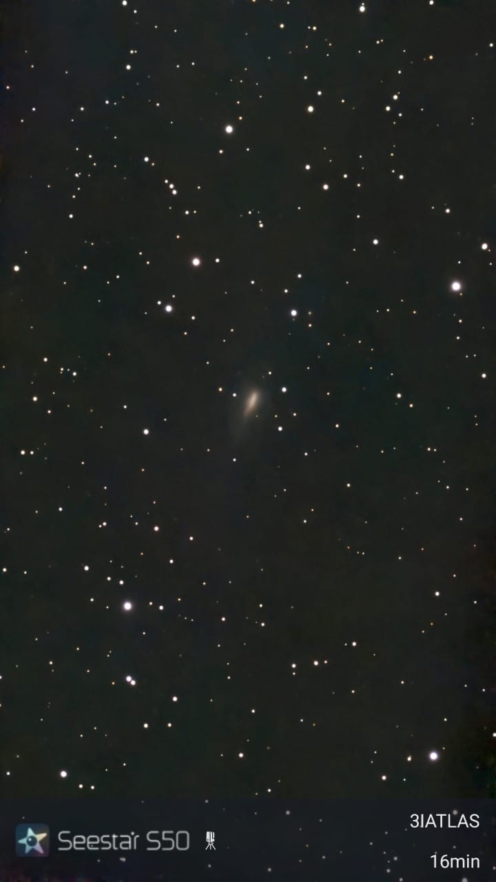 3I Atlas desde Santa Ana, foto por Ronald Arias Marchena