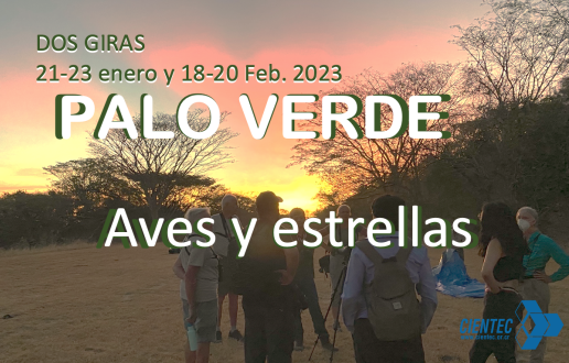 Enero y Feb. en Palo Verde -Astronomía y Aves 2023