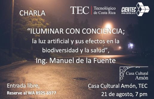 Anuncio charla iluminación