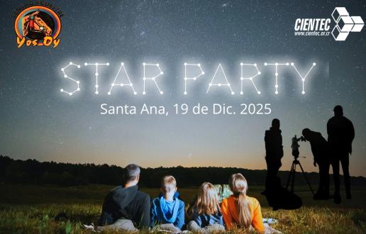 Anuncio Star Party Santa Ana 19 Dic. 2025