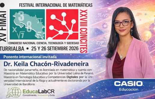 Invitada especial al FIMAT CONCITES Dra. Keily Chacon