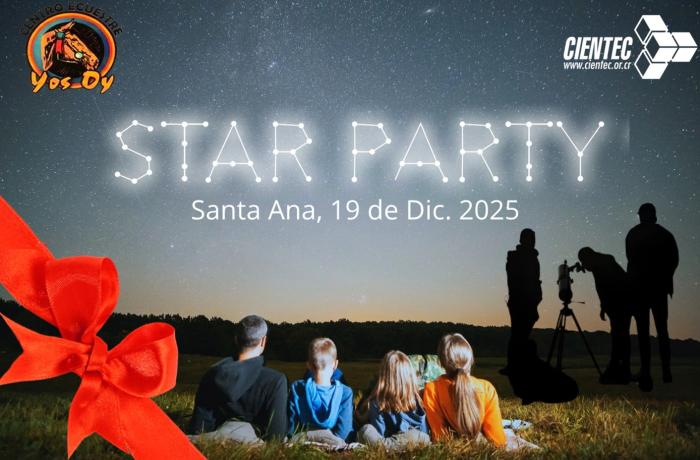 Anuncio Star Party Santa Ana 19 Dic. 2025