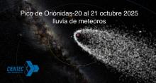 anuncio lluvia de metoros Oriónidas
