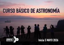 Anuncio curso básico de astronomía