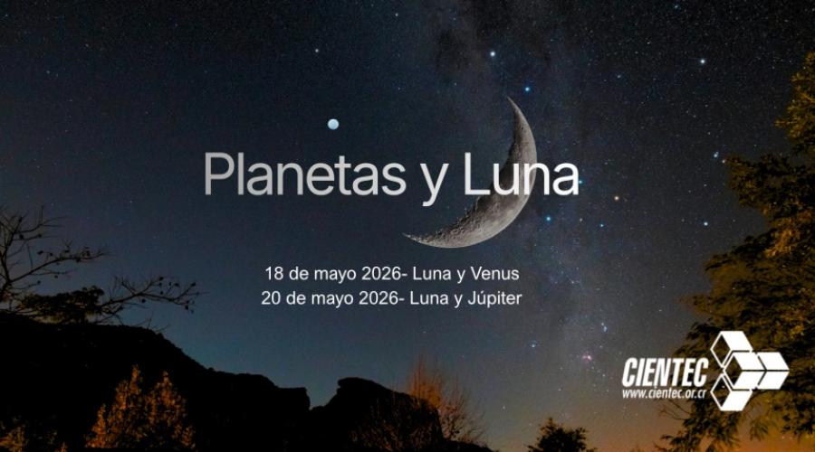 Planetas y Luna se encuentran en mayo